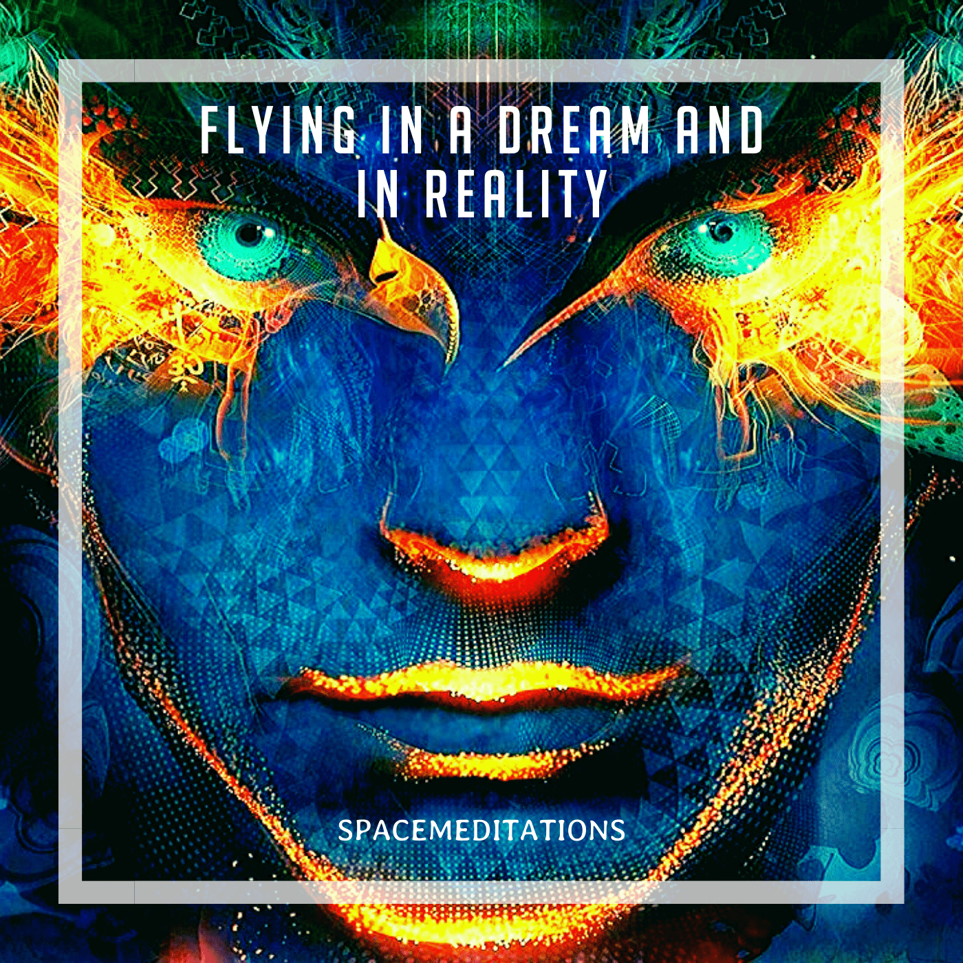 Flying in a dream and in reality. Spacemeditations