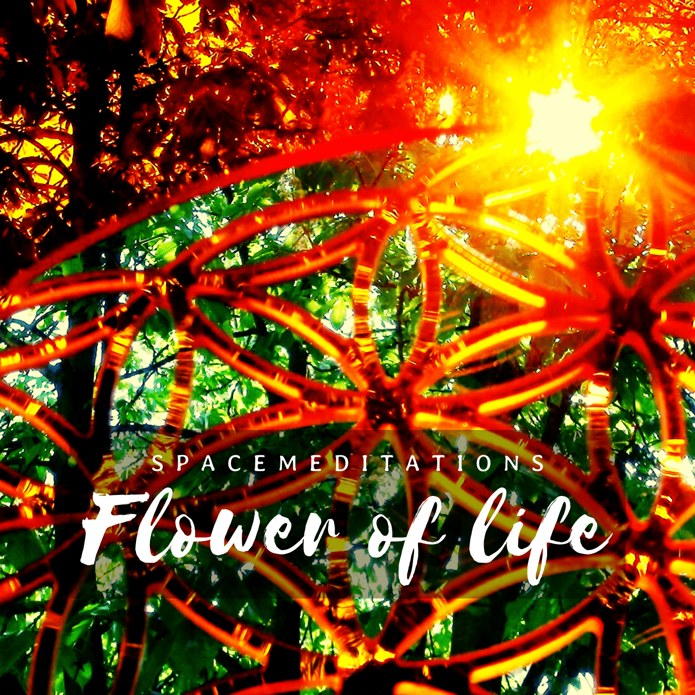 Flower of life. Spacemeditations